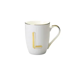 Mug Lettera L 10,3 O 8,2 Cm