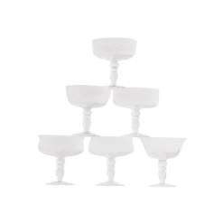 Set 6 Coppette Forme Assortite - Texture Trasparente